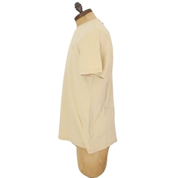 Major Threads Signature Boxed T-Shirt S Cream Basic Logo Tee 100% Cotton NWT - Picture 4 of 7